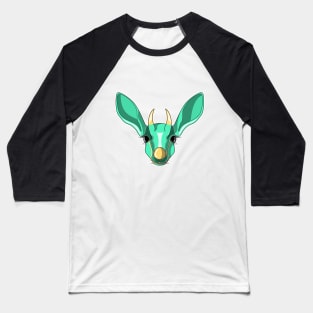 cyan baby mountain gazelle face Baseball T-Shirt